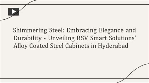 alloy coated steel cabinets in hyderabad|RSV Smart Solutions: Alloy Coated Steel Cabinets in .